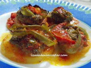 Fırında Patatesli Köfte