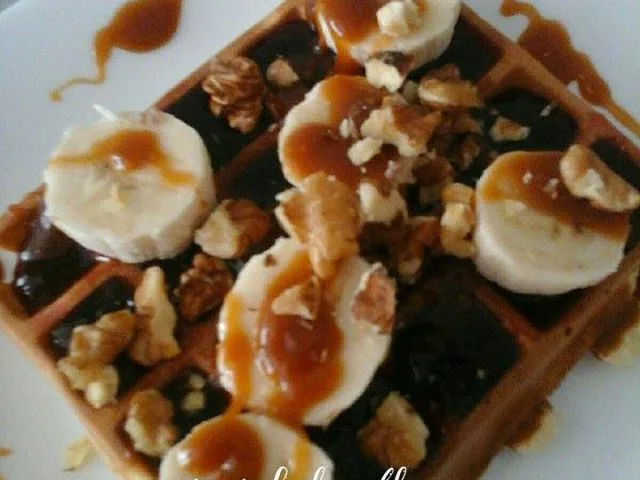 Karamel Soslu Waffle