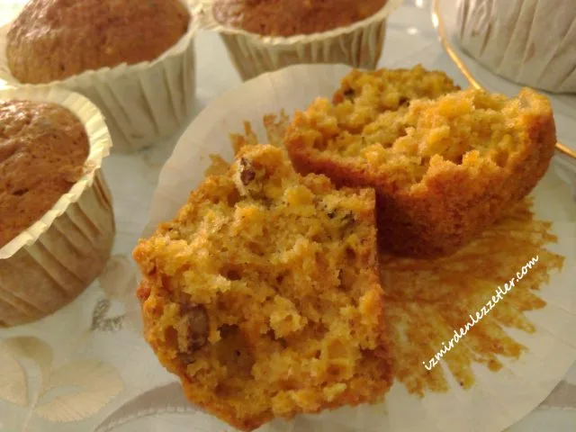 Havuçlu Cevizli Muffin